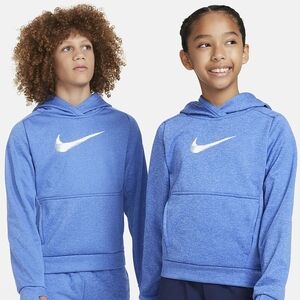 Thermal Fit Nike GIRLS OR Boys Hoodie pretty blue color
